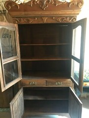 Antique China Cabinet over 100 years old in good shape. All hardware original