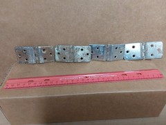 Set of 4 upper door hinges for Sellers kitchen cabinet original