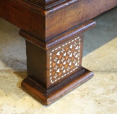 Incredible 19th Century Italian Inlaid Cabinet with Figural Design 2 Dr/ 4 Drawe