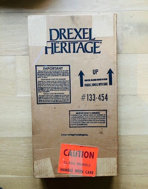 DREXEL HERITAGE REPLACEMENT CABINET GLASS 133.454 SET – 41624 – FREE SHIP