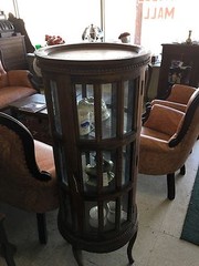 Victorian Display Cabinet With The Serving Top