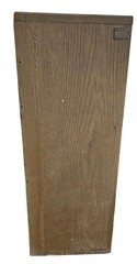 Antique Wooden Railroad Paperwork Requisition Floor Cabinet MoPac Cotton Belt