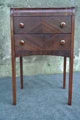 Art Deco Caswell-Runyan Waterfall Perfect Sewing Cabinets End Table