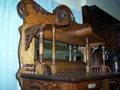 ANTIUQE OAK DENTAL CABINET