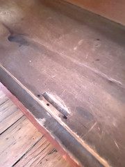Antique Cupboard Cabinet old red wash milk paint 1800s 2 door ORIGINAL.