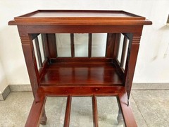 Antique French drinks cabinet, oak (1800s) found in Paris, with glass windows