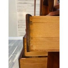 Morganton Mahogany Serpentine Breakfront Hutch 1940’s
