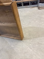 VTG WOODEN DISPLAY CABINET FOR A COUNTERTOP OR HANG MERCANTILE SHOWCASE 🔥