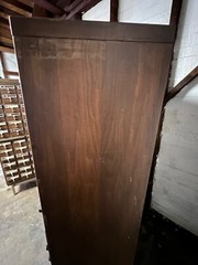 Library Card Catalogue Cabinet Large 72 drawer 1960s Antique Vintage Rare