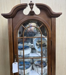 63665 Mahogany Curio Cabinet China Showcase Bookcase