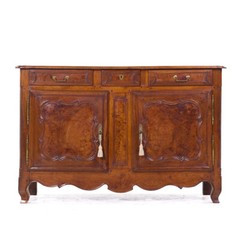 Early 19th Century French Cherry Wood Cupboard Dresser
