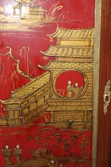 Extremely Rare Pair of Large Scale Signed Maison Jansen Chinoiserie Buffets