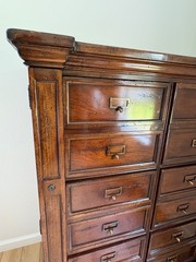 Beautiful Large Solid Wood Antique-Style File Cabinets