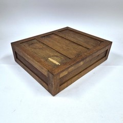 Antique Wooden Ship Cabinet with 3 Drawers Storage Box Maritime – 18″