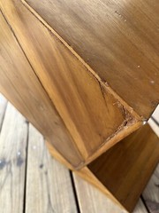 Mid Century MCM Small Triangular Cabinet