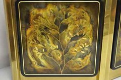 Bernhard Rohne For Mastercraft Acid Etched Brass Tree Of Life Credenza Cabinet