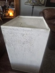 Vintage Farmhouse Tin Metal Bread & Cake Cabinet Cupboard