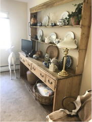 Antique Irish Pine Hutch