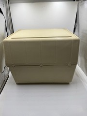 Vintage Mid Century Stackable Plastic File Cabinet Tuf-file 2 by Staco Tan