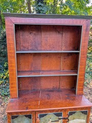 Antique Style Painted Hutch Marie Colette Charming Primitive Faux Finish