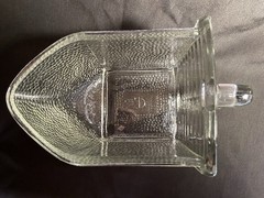 Rare Antique Vintage LRG Gerrix Glass Dry Scoop for Hoosier Cabinet ~ ORIGINAL