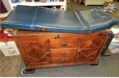 W.D. Allison CO Female exam table 1930s
