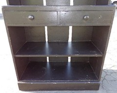 Cabinet Hutch Shabby Chic County French Provincial Armoire Display Case Chalk
