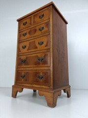 Chest of Drawers Archive Cabinet Hallway End Table Nightstand carved wood Inlay