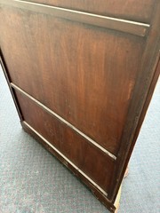 67340 Louis XV Inlaid Curio Cabinet with Bronze Ormalu