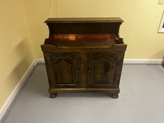 Vintage Hale furniture of Vermont copper lined dry sink
