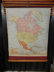 Vintage Cram Pull Down School Maps Set of 8 Wall Rack Mid Century Classroom Deco