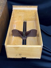 WAGEMAKER OAK WOOD FILE RECIPE LIBRARY CATALOG CABINET INDEX CARD BOX CIRCA 1910