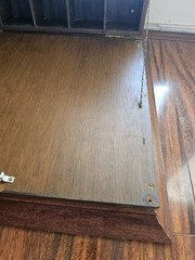Vintage MidCentury Hidden In-Wall Cabinet-Framed Henk Bos Dutch…