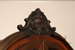 Rockford Republic Furniture Company 1920’s Walnut China Display Cabinet