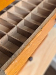 Speciman Cabinet 8 Drawer Bakelite Handles Vintage Mid Century