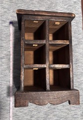 Vintage Wooden Cabinet With Six Drawers – Made In India