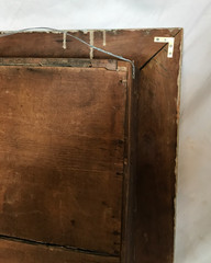 VTG Shabby Bevel Mirror Medicine Cabinet with Draw 20×30 Recess Chic Old 93-26B