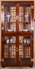 Vintage Chinoiserie Display Cabinet