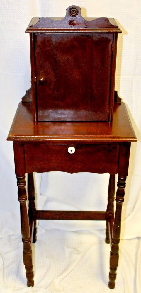*RARE* Antique Early 20th Century Mahogany Telephone Cabinet with Stand