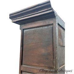 Antique Large Cupboard cabinet Georgian chippendale 1780 housekeepers Livery