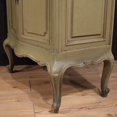 Italian sideboard in lacquered wood furniture mirror cabinet 20th century