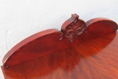 Late 1800s Victorian Carved Storage Music Record Cabinet 5962