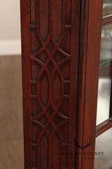 Henkel Harris Georgian Style Mahogany Corner Cabinet