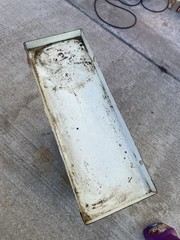 Vintage 1950’s Mid Century Metal Bathroom Kitchen Medicine Cabinet Storage NL