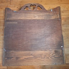 Antique Colonial Mail/CD Solid Wood Rack 40 Slots 3 Peg “RARE” 26H X 24W X 6.5D