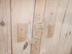 Large Vintage 1940’s Yellow Pine Canning Cupboard Cabinet