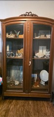 antique french display cabinet