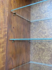 Brutalist Lane Mid Century Modern Bookshelf Display China Cabinet 6303