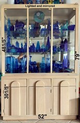 china cabinet with glass doors