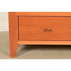 Harden Furniture Arts and Crafts Shaker Solid Cherry Wood Media Cabinet